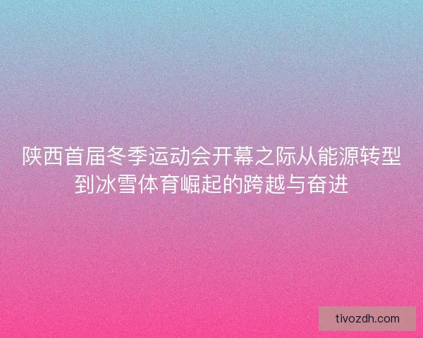 陕西首届冬季运动会开幕之际从能源转型到冰雪体育崛起的跨越与奋进
